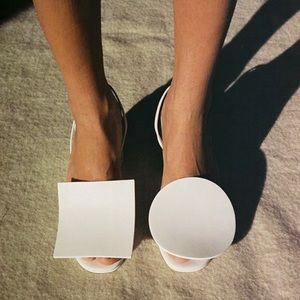 Jacquemus circle square sandals
